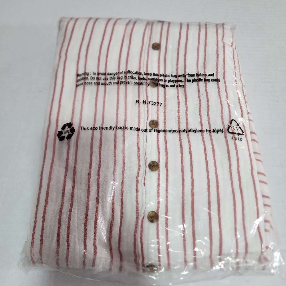 Sonoma Goods for Life Pink & White Stripped Maternity Maxi Dress - Picture 5 of 5